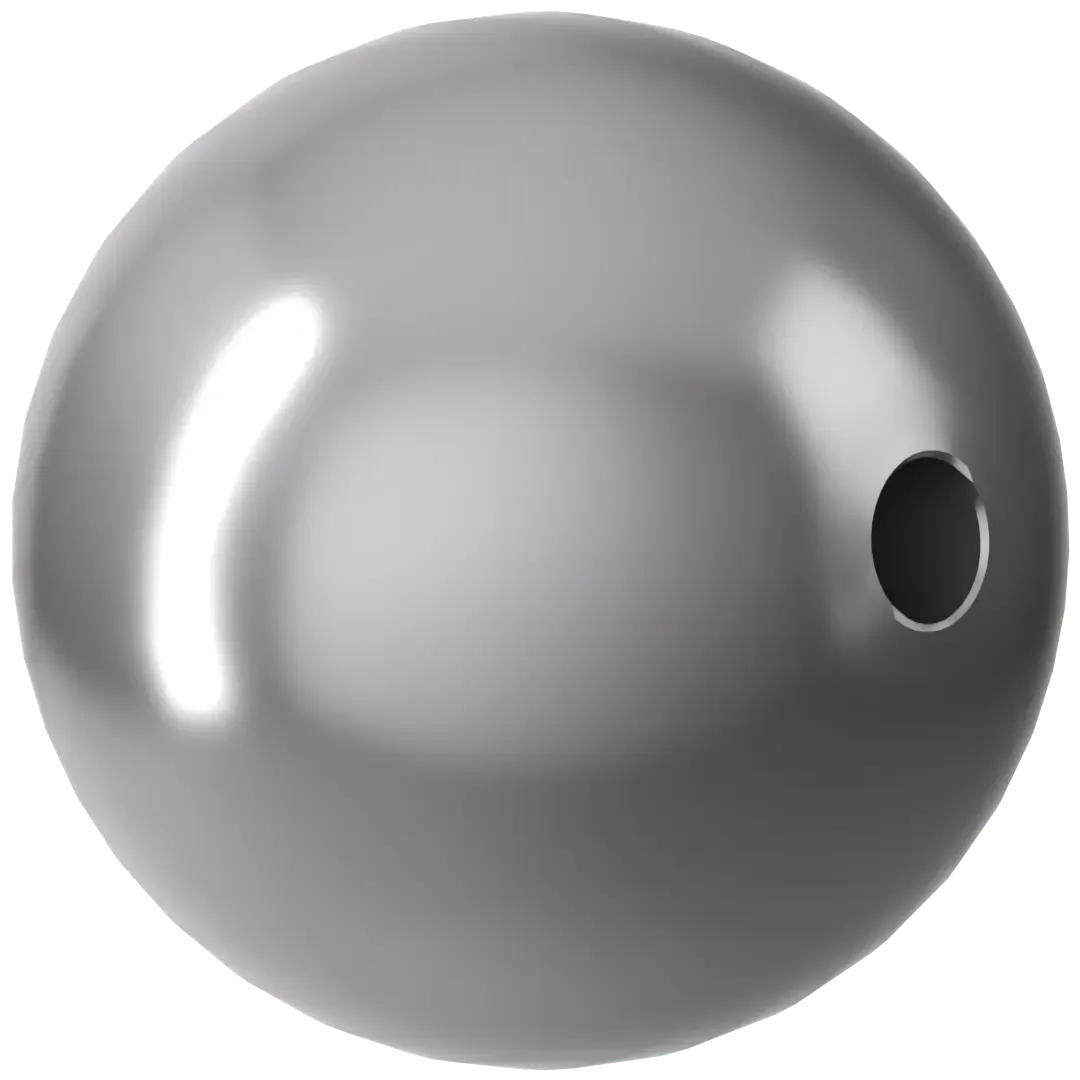 Swarovski Pearls Round (5810) Crystal Grey