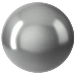 Swarovski Pearls Round Half Drilled (5818) Crystal Grey