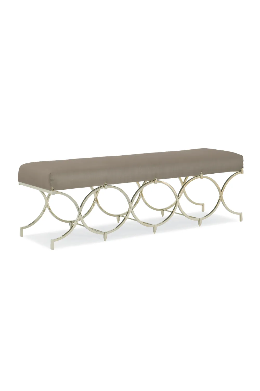 Taupe Modern Bench | Caracole Infinite Possibilities