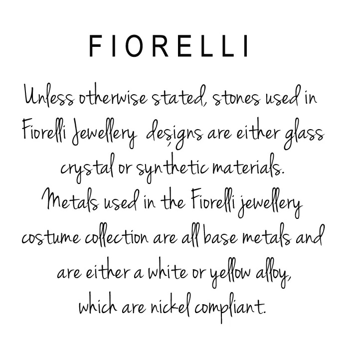 Textured Gold Circles Fiorelli Necklace
