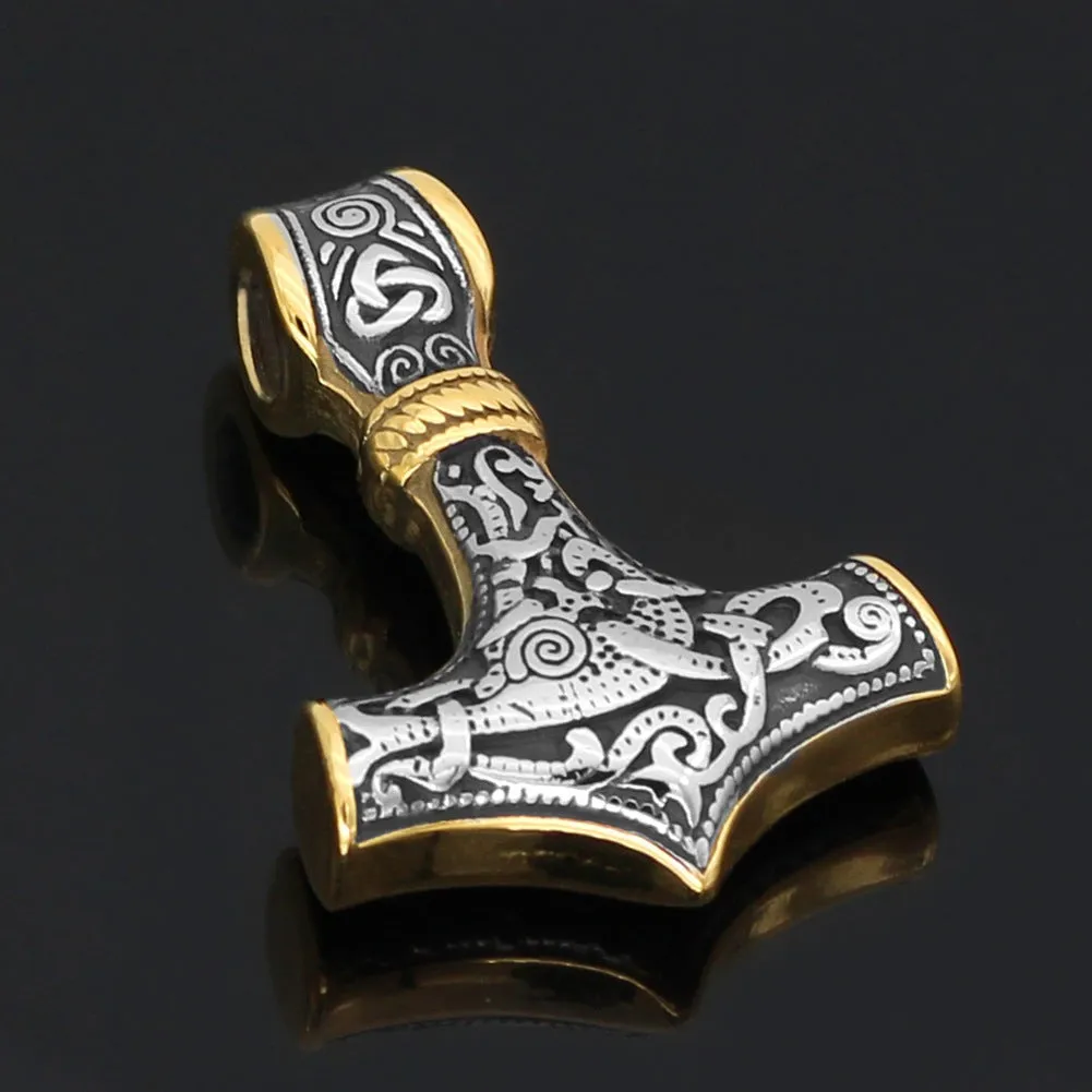 Thunder God's Warhammer - Gothic Viking Pendant by The Nevermore