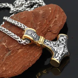 Thunder God's Warhammer - Gothic Viking Pendant by The Nevermore