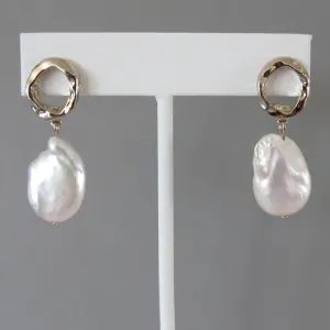 Timeless  Baroque Pearl Earrings