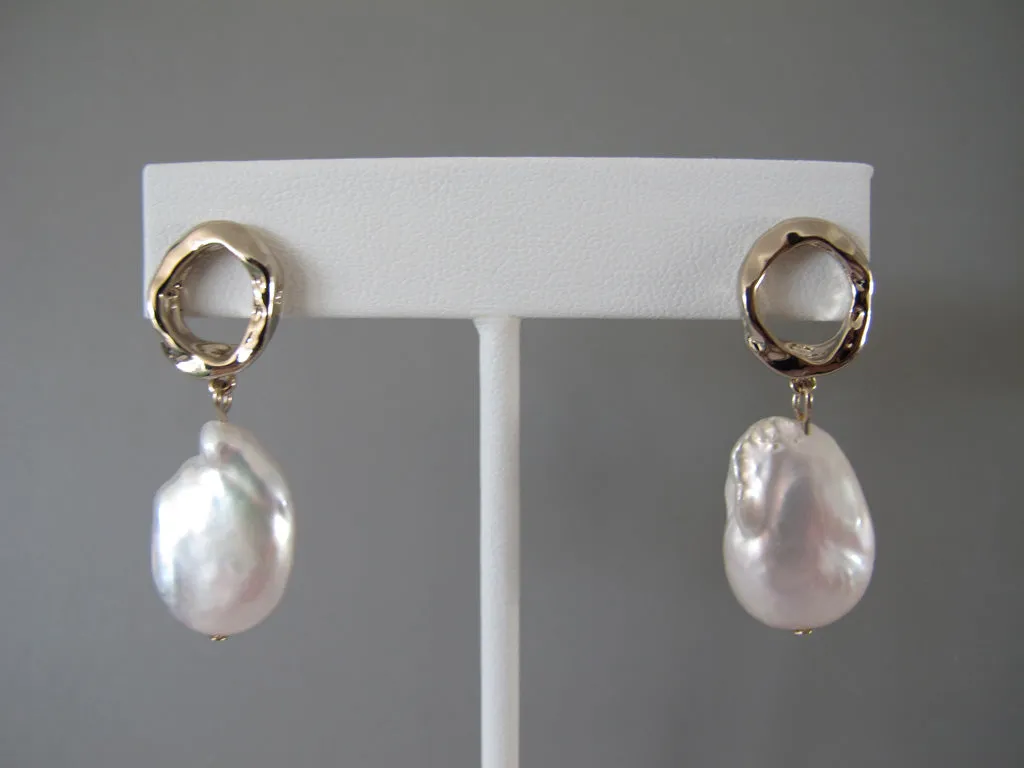 Timeless  Baroque Pearl Earrings