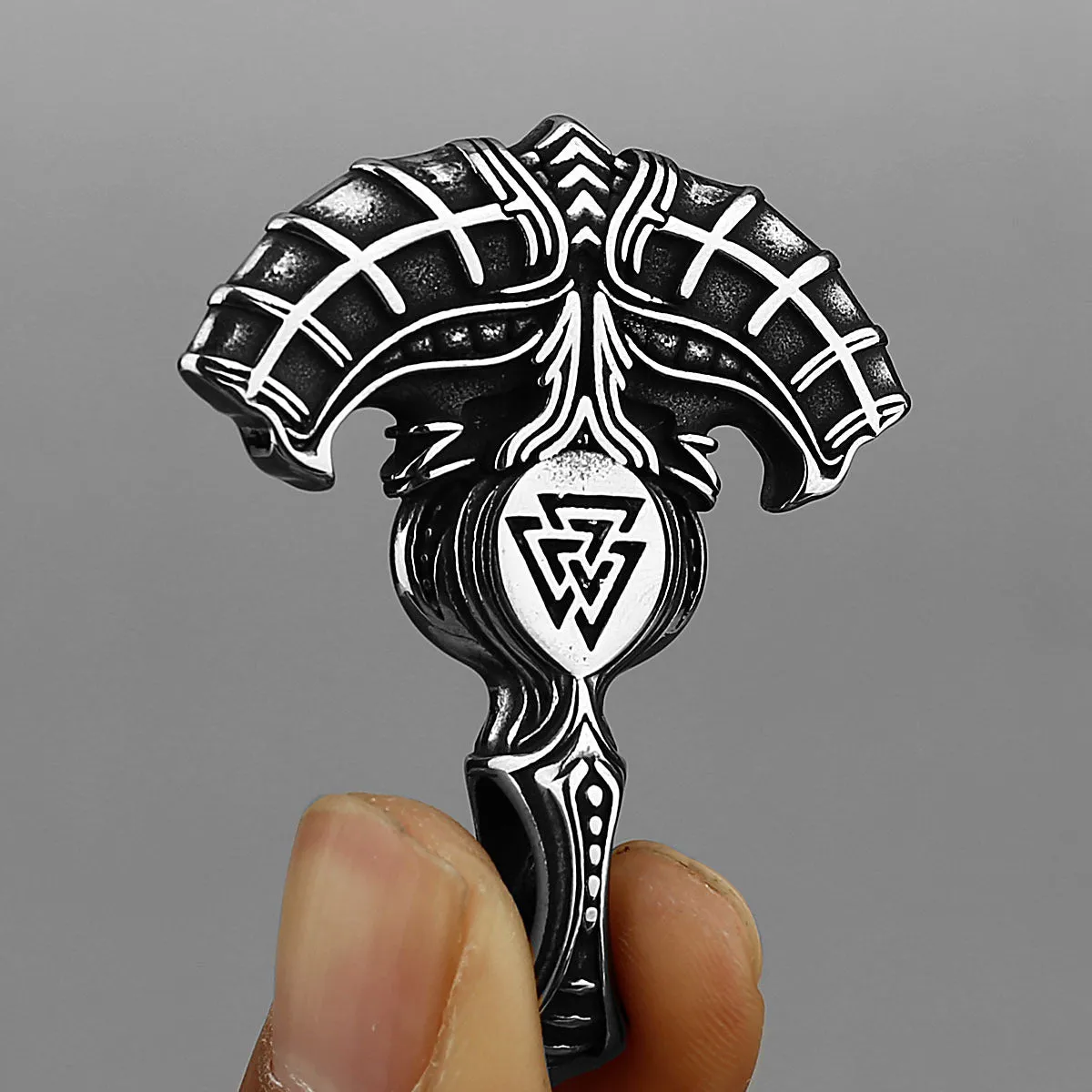 Ukonvasara - Viking Titanium Pendant Necklace by The Nevermore