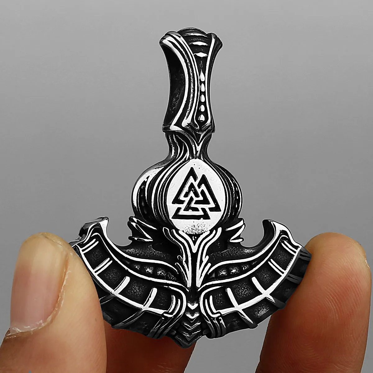 Ukonvasara - Viking Titanium Pendant Necklace by The Nevermore