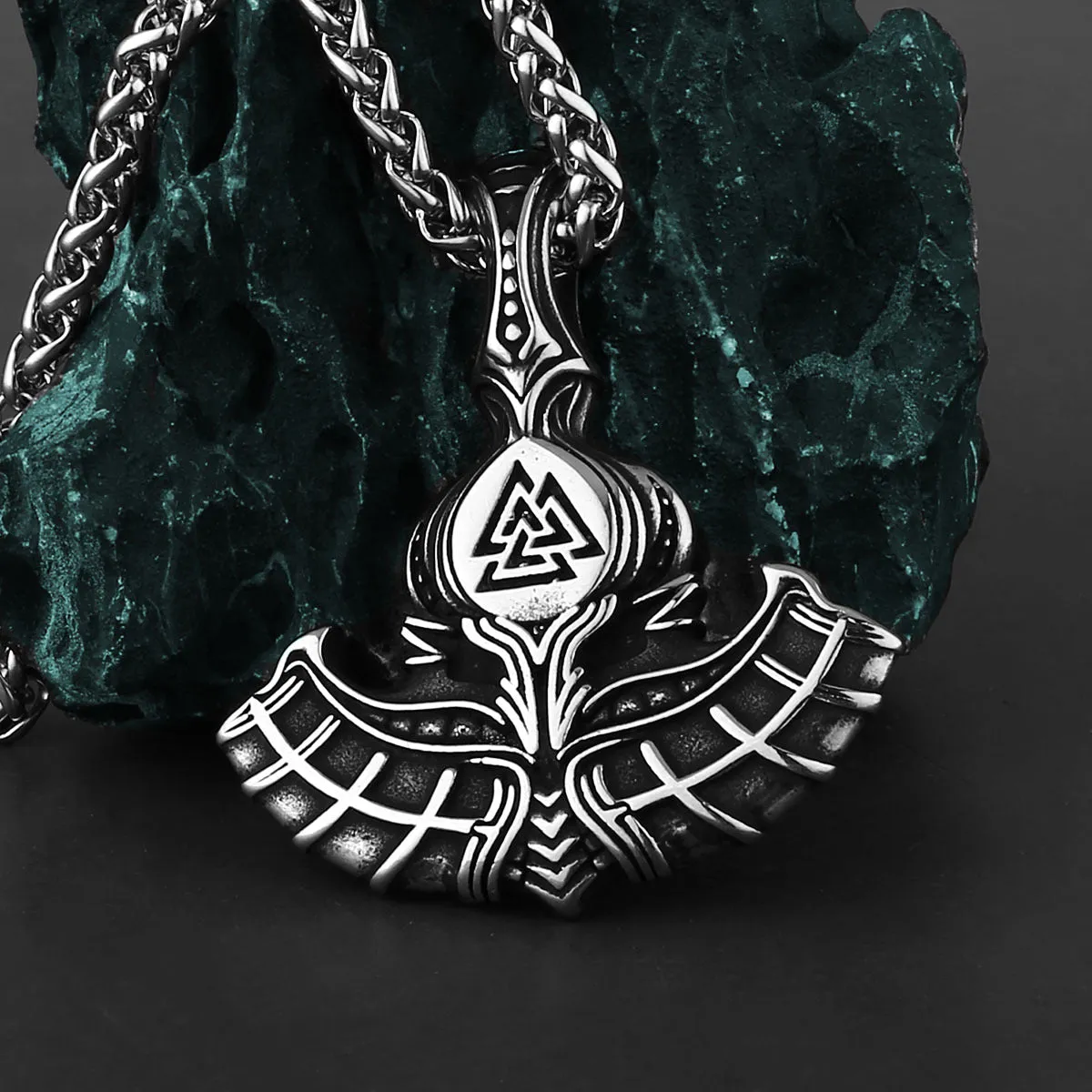 Ukonvasara - Viking Titanium Pendant Necklace by The Nevermore