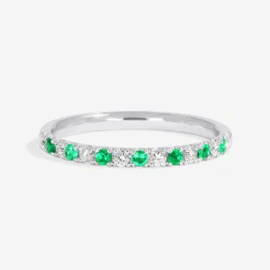 UTOPIA - Emerald White Gold |  Wedding & Eternity Ring