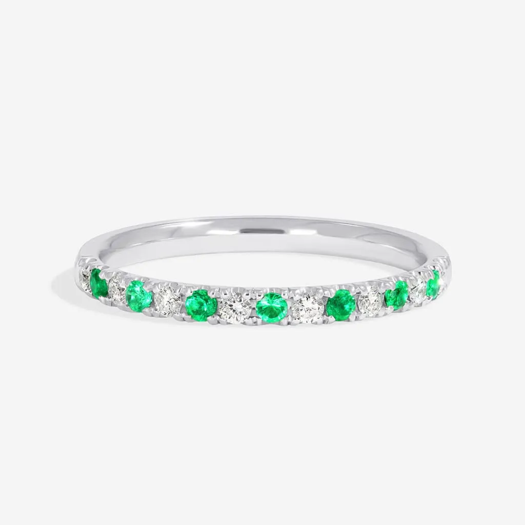 UTOPIA - Emerald White Gold |  Wedding & Eternity Ring
