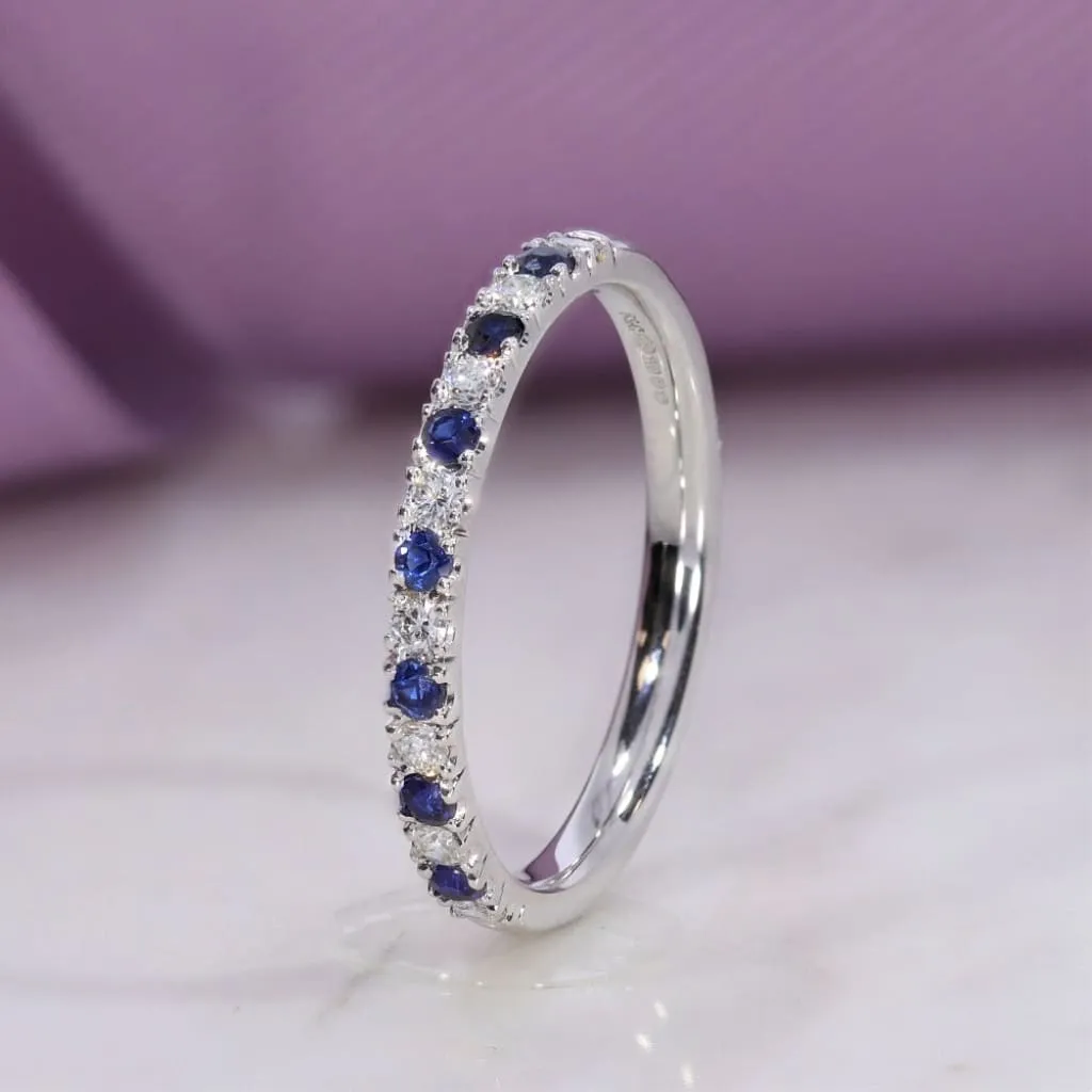 UTOPIA - Sapphire White Gold | Wedding & Eternity Ring