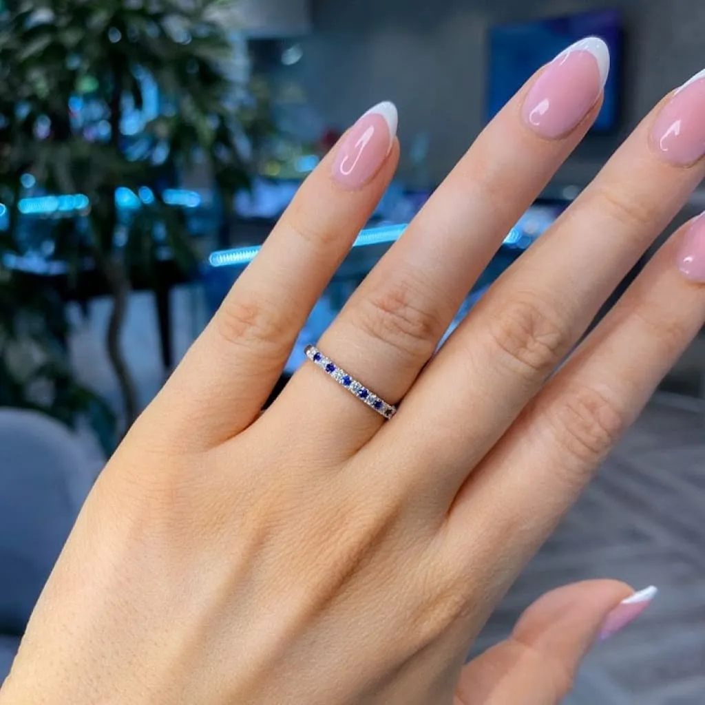 UTOPIA - Sapphire White Gold | Wedding & Eternity Ring