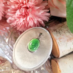 Variscite Pendant .925 Silver for Emotional Healing, Joy, Love and Prosperity