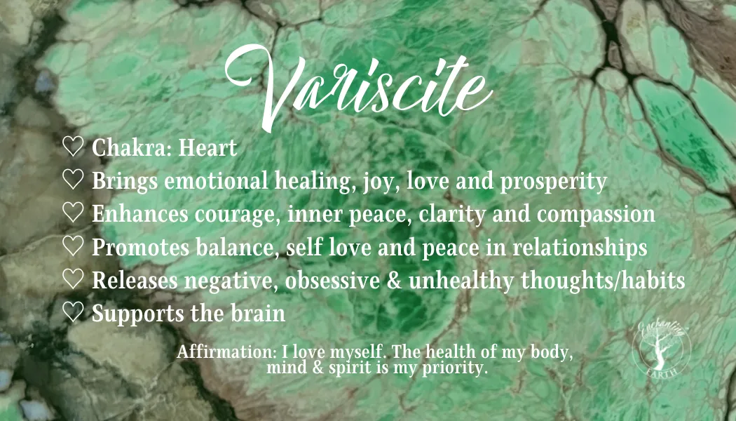 Variscite x Emerald Pendant .925 Silver for Emotional Healing, Joy, Love and Prosperity