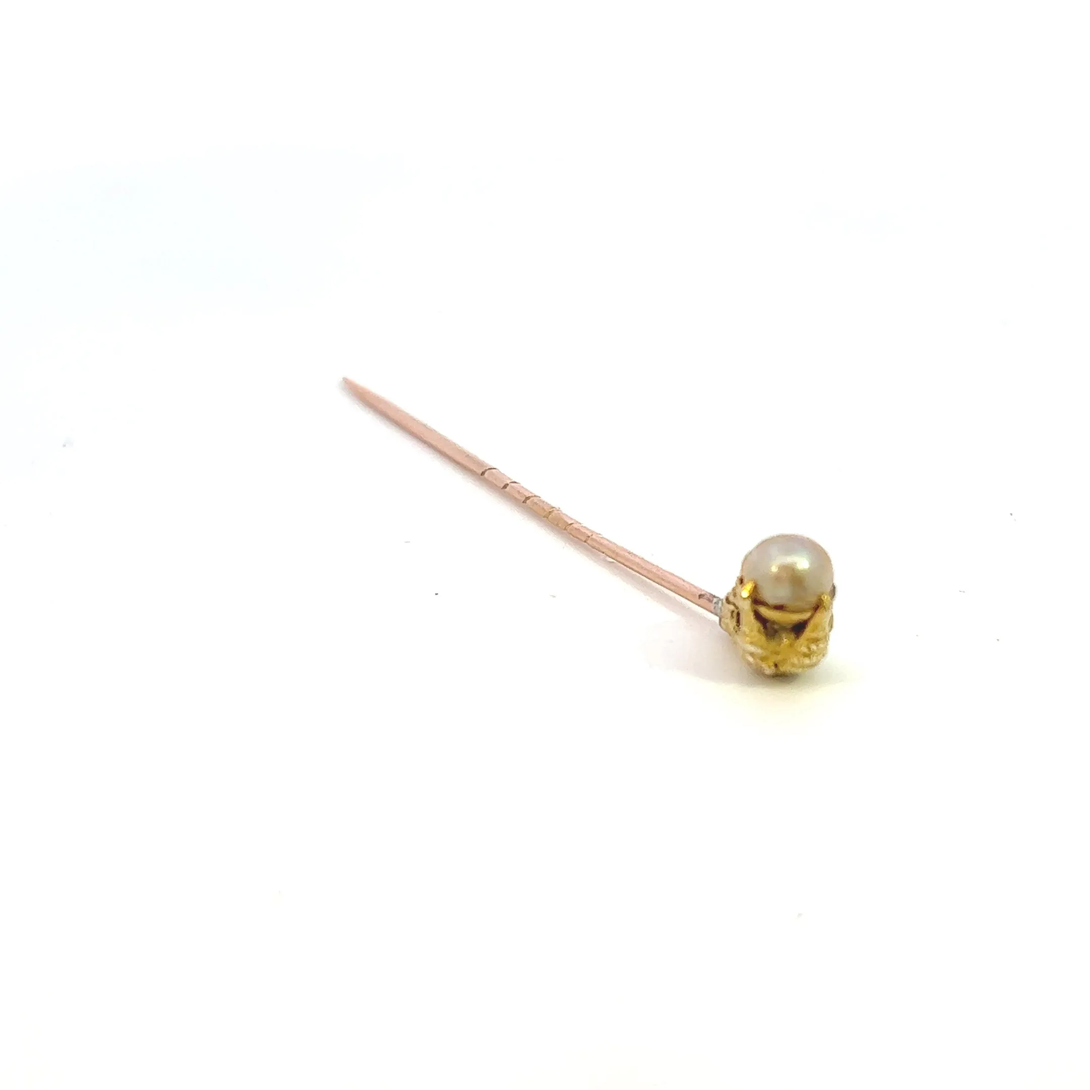 Vintage Claw-Holding Pearl Pin - Elegant and Unique