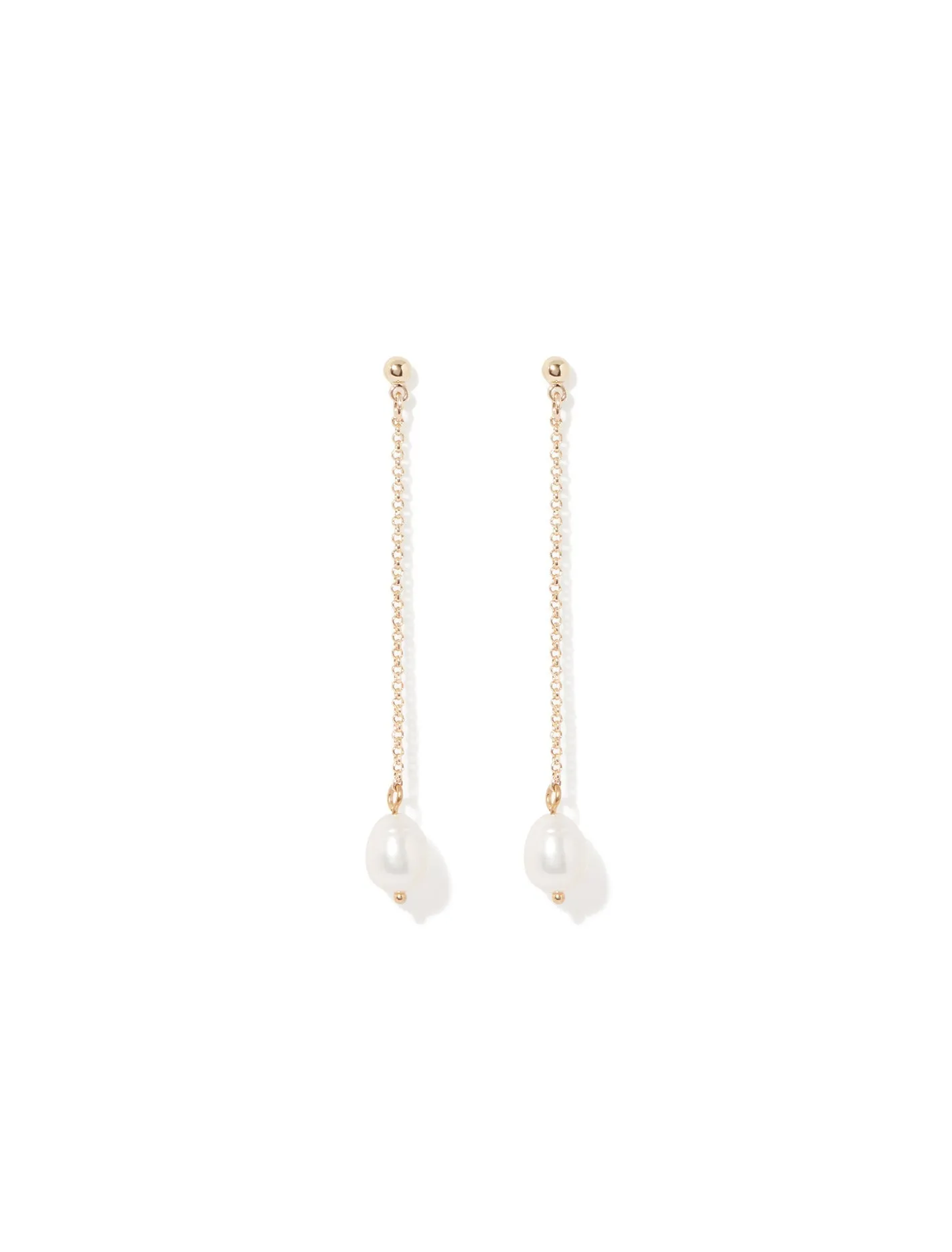 Zoey Dainty Pearl Drop Earrings